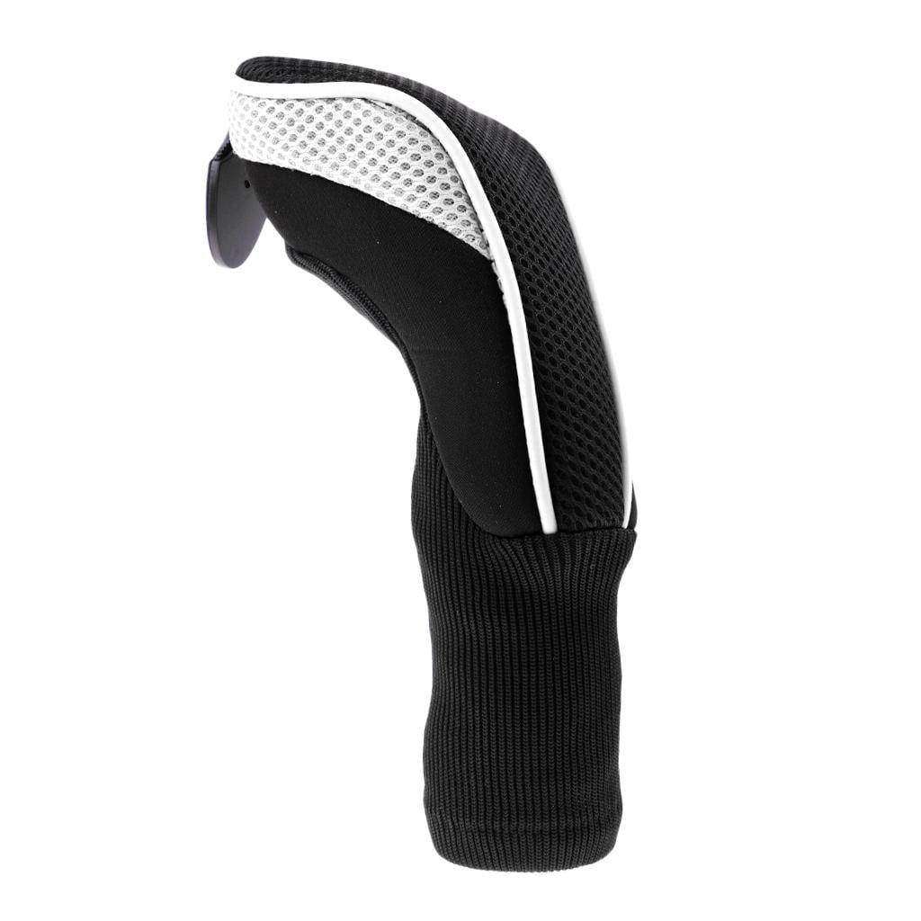 Axioma 3x Golf Hybrid Club Head Covers with Interchangeable No. Tag (3, 4, 5, 7, X) UT Head Cover