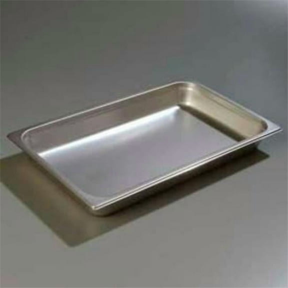 Carlisle Sanitary Maintenance B632278 20.75 x 12.75 in. 607002 Durapan Light Gauge Full-Size Pan - Silver