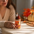 thumbnail image 5 of Tepsmf Halloween Pumpkin Glass Jar Candy Storage Container with Lid Small Gift Treat Holder Holiday Decor Prop, 5 of 7