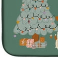 thumbnail image 4 of Wire Fox Terrier Christmas Everyone Dish Drying Mat, 4 of 7