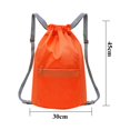 thumbnail image 2 of Bolsas De Deporte Bolsas deportivas con cordón Mochila cómoda para exteriores Ciclismo al aire libre (naranja), 2 of 6