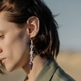 thumbnail image 4 of WEUVEB 1 De Joyería Gótica De Metal Plateado Con Collar Cruz Y Aretes Para Look Personalizado, 4 of 8