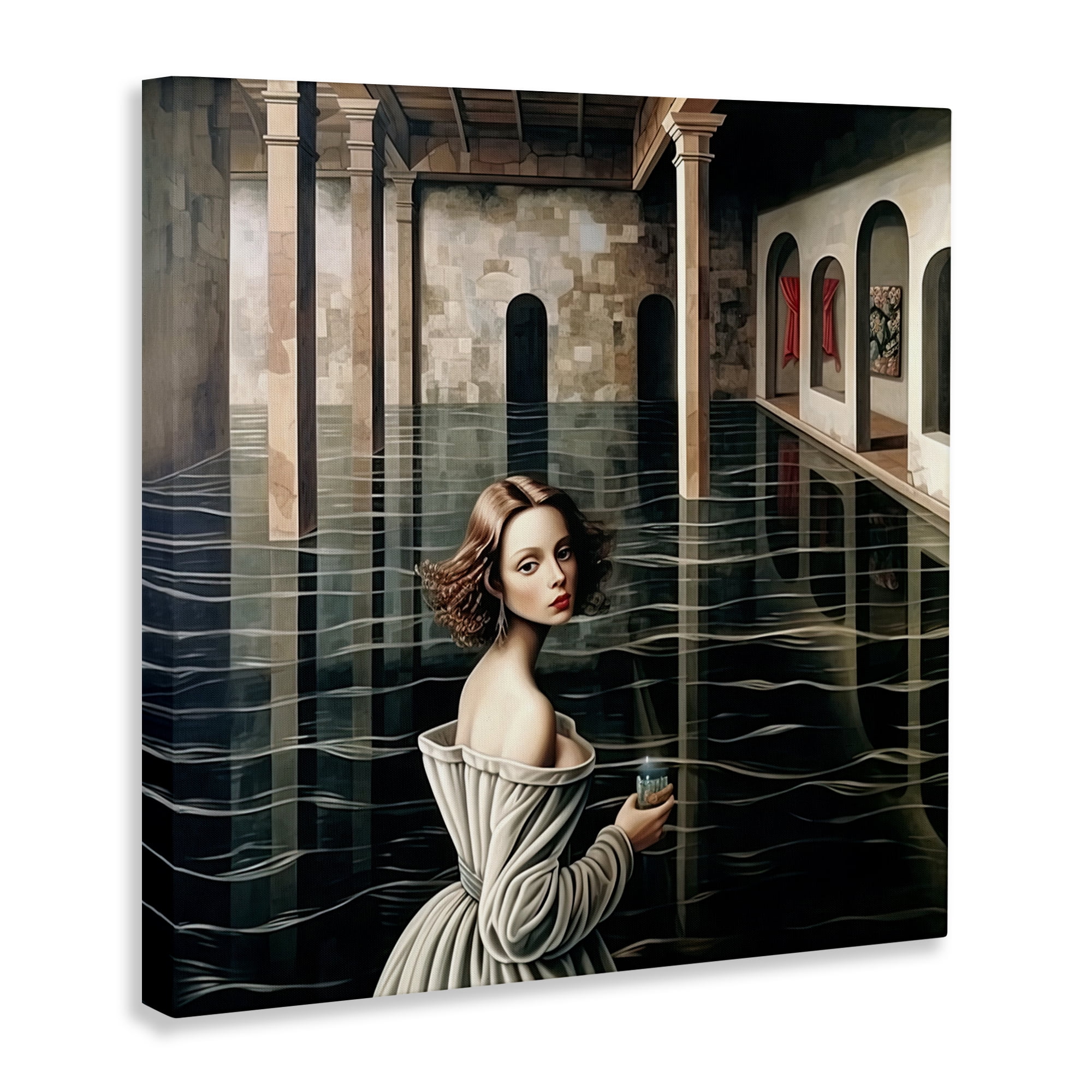 Portal Of Reflections Canvas Wall Art, design by Sasha