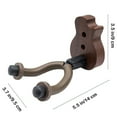 thumbnail image 3 of Guitar Stand Wall Mount Hanger - One Pack Wall Hook Stand with Screws, Guitar Holder Hanger for Bass, Banjo, Acoustic, Ukulele, 3 of 5