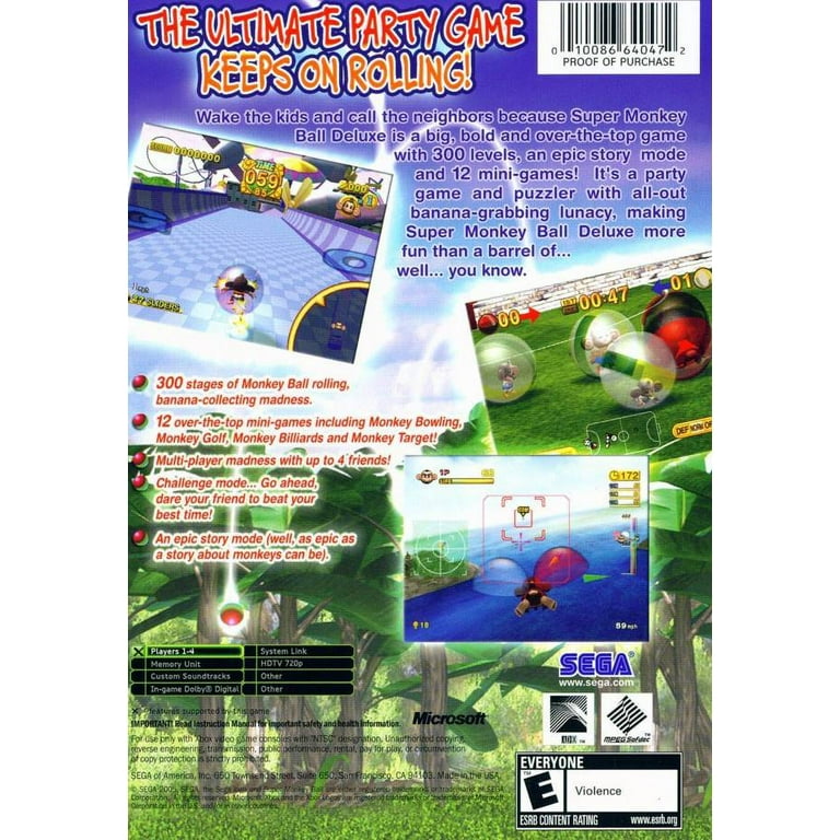 Super Monkey Ball Deluxe - Xbox - Walmart.com