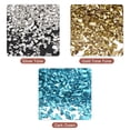 thumbnail image 2 of Uxcell 3 Colors Crushed Glass Chips, 1-4mm Irregular Sequins Metallic Color Glass 28g Dark Color Series, 2 of 5