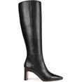 thumbnail image 2 of Sam Edelman Women's Sylvia Black Leather Extra Wide Calf Knee High Boot 9.5W, 2 of 5