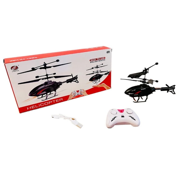 Induction-Powered Remote Control Helicopter Holiday Toy with LED Light
