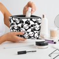 thumbnail image 6 of Toiletry Bag, Cute Panda (3) Leather Waterproof Travel Makeup Cosmetic Bag Organizer, Large Capacity Toiletry Bag for Travel Size Toiletries, Skin Care Bag for Women, 6 of 8