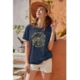 thumbnail image 3 of KimSoong Women Retro Desert Highway T-Shirt Adventure Shirts Funny Nature Graphic Tee Casual Short Sleeve Tee Tops, 3 of 7