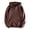 Red, variant on comerut Men Autumn Winter Hoodie Zipper Decor Hooded Thickened Long Sleeve Loose Pullover Elastic Cuff Warm Big Pocket Mid Length Streetwear Simple Style Men Hoodie