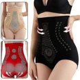 thumbnail image 5 of 3pcs Ionstech Unique Fiber Restoration Shaper, Graphene Honeycomb Tummy Control High, Hip Enhancer Shapewear, Elastic Body Shaper, 5 of 5