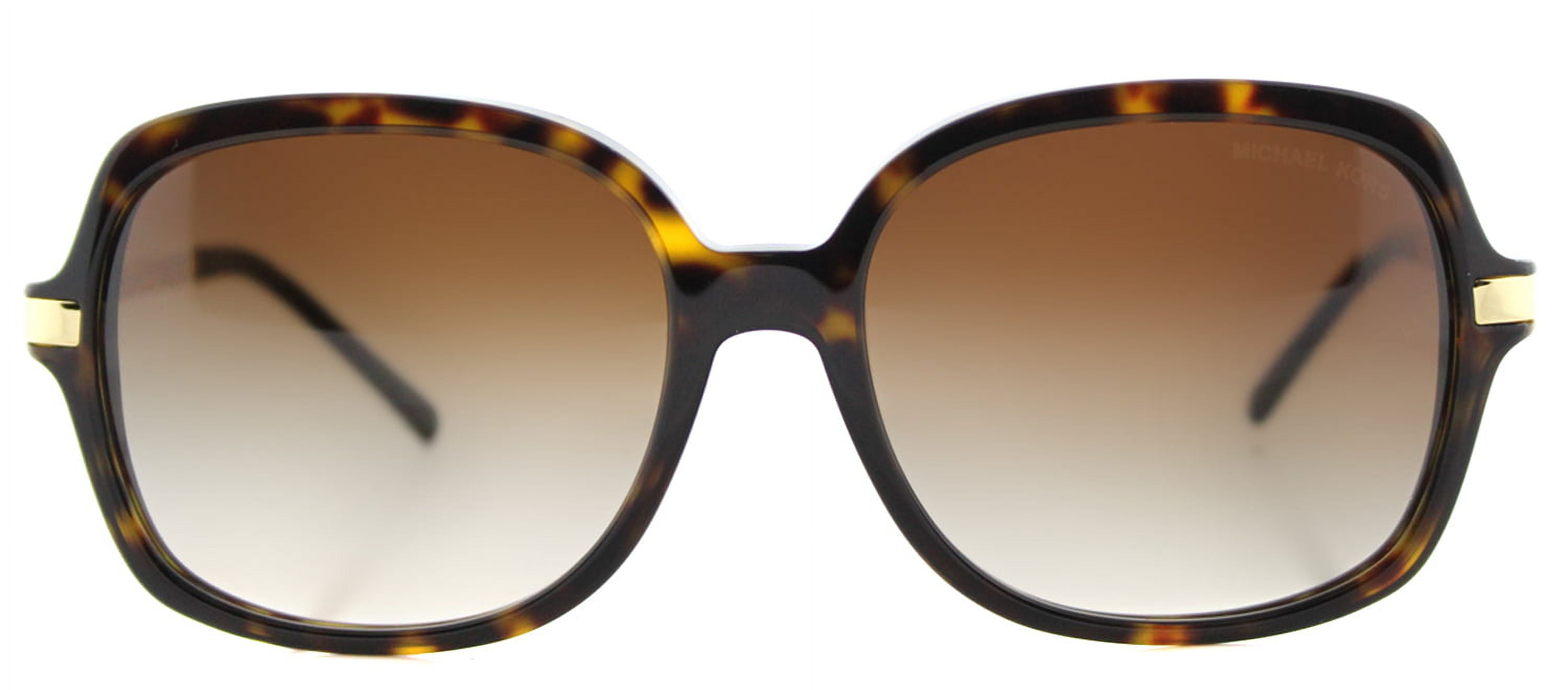 Michael Kors Adrianna II Women's Dark Tortoise Butterfly Sunglasses with Gradient Lens - MK2024-310613-57