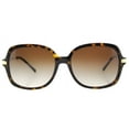 thumbnail image 2 of Michael Kors Adrianna II Women's Dark Tortoise Butterfly Sunglasses with Gradient Lens - MK2024-310613-57, 2 of 3