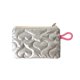 thumbnail image 2 of Cute Quilted Heart Makeup Bag Lightweights Small Cosmetic Pouch Portable Coin Purse Earphone Organizer For Girls Students, 2 of 6
