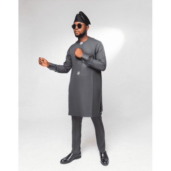 Simple Fitted Male Kaftan