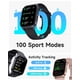 thumbnail image 5 of Toobur Reloj Inteligente Para Hombres Y Mujeres, Compatible Con Android E Ios, Respuesta De Teléfono, Hacer Llamadas, Rastreador De Fitness, Frecuencia Cardíaca, Seguimiento De Sueño, 100 Deportes, Ip, 5 of 7