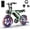 Mint Green+Black, variant on Tamobyke T16 Electric Bike for Adults,1000W 30mph 48V 15.6Ah Electric Bicycle,16" Fat Tire E-Mountain Bikes,Dual Hydraulic Brakes,Full Suspension,Fits Riders 5'0"-5'7",UL2849