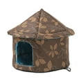 thumbnail image 2 of Cat Nest Soft Comfortable Cat Dog House Durable Convenient Foldable Warm Pet Shelter for Outdoor Indoor Use, 2 of 7