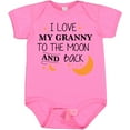 thumbnail image 3 of Inktastic I Love My Granny to the Moon and Back Boys or Girls Baby Bodysuit, 3 of 5