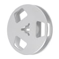 thumbnail image 1 of 1/4 2.5 Inch Empty Tape Reel for Recording, Open Reel Takeup Reel Machine with 3 Hole Universal Sound, Empty Reel Aluminum Alloy Takeup Reel Empty Reel Opening Machine Part, 1 of 8