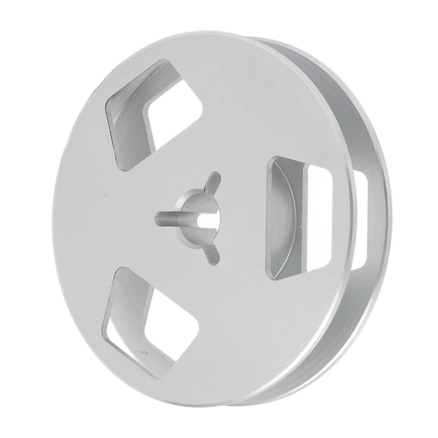 1/4 2.5 Inch Empty Tape Reel for Recording, Open Reel Takeup Reel Machine with 3 Hole Universal Sound, Empty Reel Aluminum Alloy Takeup Reel Empty Reel Opening Machine Part