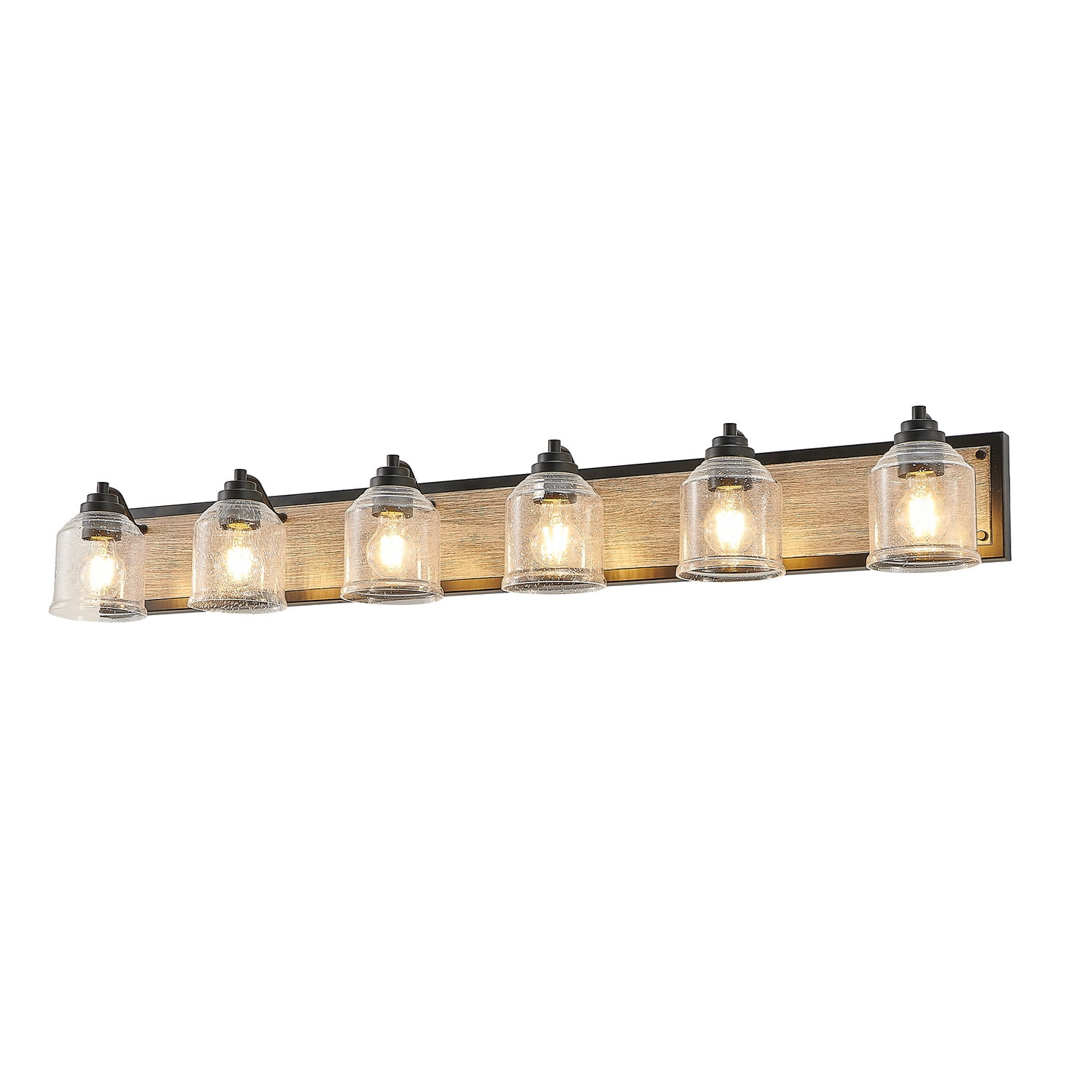 Anti-Rust Design 48-inch Bathroom Light Fixture with 6 LED Bulbs