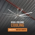 thumbnail image 2 of Bannon High-Volume Industrial Ceiling Fan, 100in., 23,000 CFM, 2 of 6