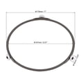 thumbnail image 2 of Uxcell Microwave Oven Glass Turntable Support Circle Fittings Roller Bracket Brown 2 Pcs, 2 of 6