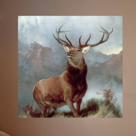 Wallhogs Landseer Monarch of The Glen (1851) Wall Mural