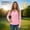 *Pink, variant on ClodeEU Women's UPF 50 Sun Protection Long Sleeve Half Zip Top with Notch Collar ,Lightweight Athletic Hiking Shirt Black,Womens Plus S