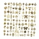 thumbnail image 2 of 100 Colgantes de de Animales Mixtos para La Fabricación de Pulseras de Collar de Joyería de Bricolaje perfecl Colgantes con dijes de letras 2020 EE. UU., 2 of 6