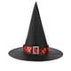 thumbnail image 1 of Sombreros de Halloween con botones rectangulares, sombrero de bruja con encaje, sombrero ancho acorralado para fiesta, sombrero de poliéster para mujer, 1 of 2