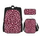 thumbnail image 1 of Balery Rose Leopard Print Mochila Escolar 3 en 1 para Niños - Mochila Resistente con Lonchera Térmica y Estuche - Mochila Escolar para Niños y Niñas, 1 of 7