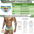 thumbnail image 3 of ZHUASHUM Swim Trunks Men Male Summer Cool Sports Colorful Fit Beach Shorts Triangle Fashion Swimming Trunks, 3 of 9
