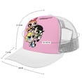 thumbnail image 2 of The Powerpuff Girls Adult Baseball Cap Adjustable Sun Visor Hat Prints Trucker Hats Skull Cap Headwear for Men Women, 2 of 6
