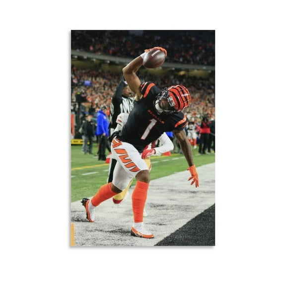 Ja'marr Chase Canvas Poster Posters Art Print Wall Photo Paint Poster Hanging Picture Family Bedroom Decor Gift 12x18inch(30x45cm)