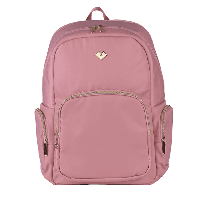Mochila para Laptop Mujer LuckyLy Modelo Zelda UNITALLA Rosa 15.6 Pulgadas
