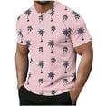 thumbnail image 2 of Ftwytp Haut d'Hiver en Polyester pour Hommes Mode Décontractée Manches Courtes Bouton Col Rond Quotidien Extérieur, 2 of 5