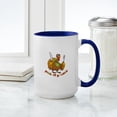 thumbnail image 4 of CafePress - Funny Thanksgiving Gobble Til Ya Wobble Large Mug - 15 oz Ceramic Large White Novelty Mug, 4 of 4