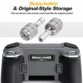 thumbnail image 4 of Uxcell 2 Set Aluminum Controller Stick, Replacement Joystick Remote Controller Joystick Stick for Mini4 Pro Air3S Drone Remote Accessories, Colorful/Silver, 4 of 6