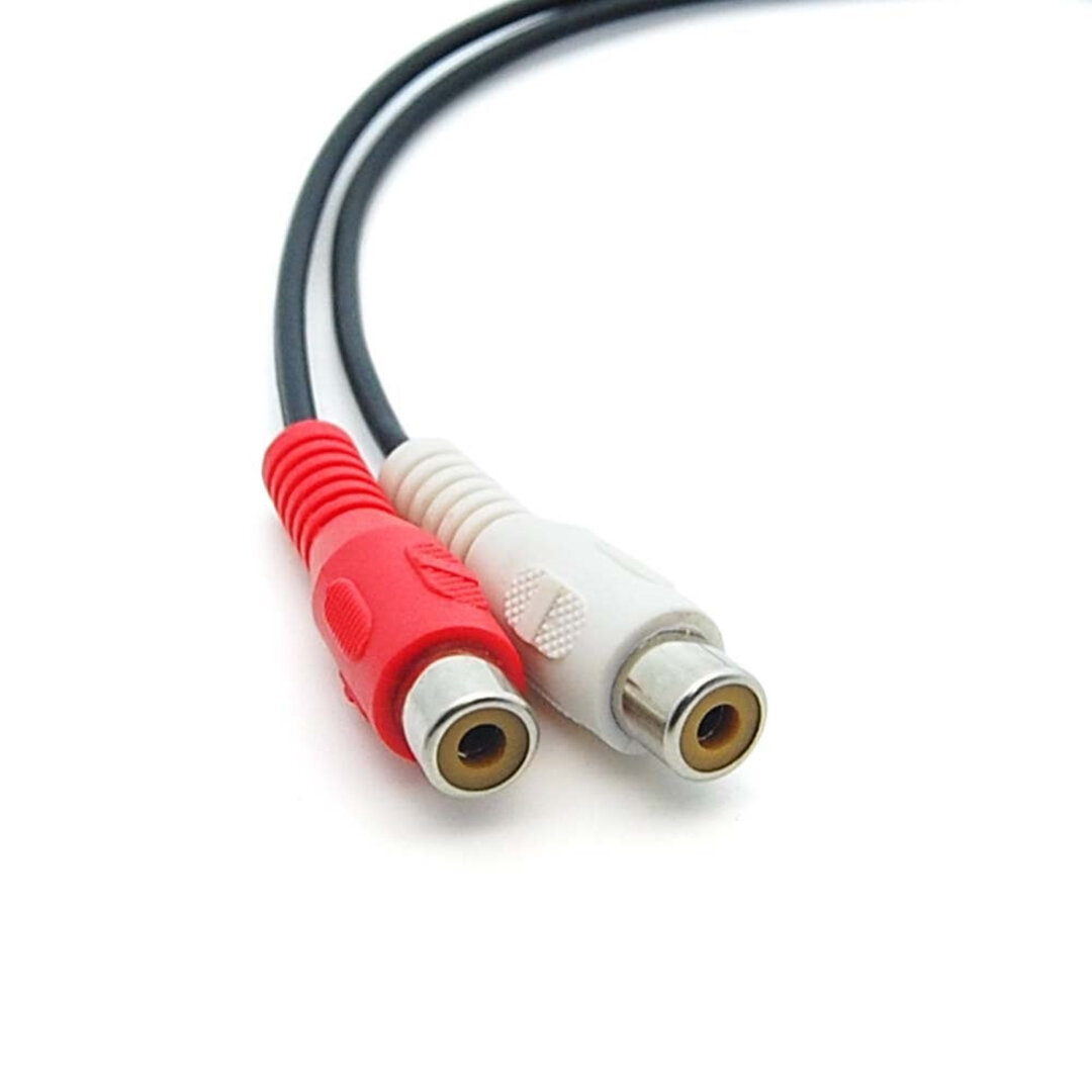 FireFold 3.5mm Stereo Male to (2) RCA Female Adapter - 6 Inch Cable - image 4 of 5