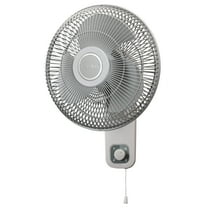 Lasko 12" Oscillating Wall mount Fan with Anti-Rust Grills, White, M12900