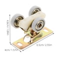 thumbnail image 4 of Miangastore Sliding Door Roller Nylon Metal Alloy Smooth Operation Silent Running Minimalist Design 1Pcs, 4 of 9