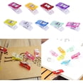 thumbnail image 3 of BR 50 clips de costura de color transparente - Clips multifuncionales de bricolaje para fijación de telas, 3 of 5