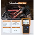 thumbnail image 3 of OBD2 Scanner with Upgrade Battery Tester - Diagnostic Tool for Cars That Check Engine Light & Emissions Readiness Read and Clears Vehicle Error Codes for All OBD II Protocol Vehicles Since 1996, 3 of 14