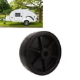 thumbnail image 1 of Swivel Caster Wheels, Reliable High Load Capacity Rugged 6 Inch Stable Trailer Jack Wheel Easy Installation  for Lawnmowers Nylon Wheel,Rubber Wrapped Iron Wheel, 1 of 7