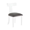 thumbnail image 1 of Cosmic Clear Dining Chair Armless, Acrylic Chair with Velvet Upholstery, 1 of 2