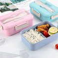 thumbnail image 5 of Boîte à Bento, Boîtes à Bento de Récipient de Déjeuner, Set de Couverts Intégré, Boîte de Déjeuner Récipient de Préparation des Aliments, 5 of 5