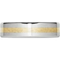 thumbnail image 3 of Cobalt/14K Cobalt 14K Gold Inlay Satin And Polished 6mm Band (Size 13) Made In China cc52-13, 3 of 5